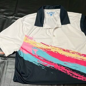 Chubbies the weekend poly spandex golf shirt